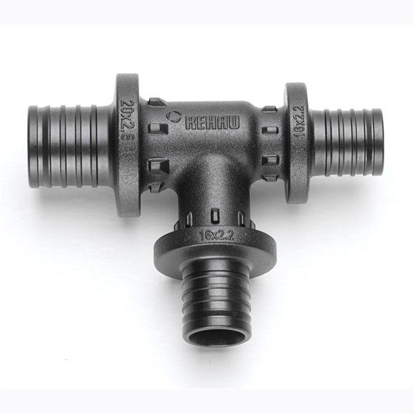 REHAU Трійник редукційний RAUTITAN PPSU 25-16-16 мм, робочий тиск 10 бар, гарантія 10 років, Німеччина
