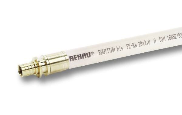 Труба Rehau Rautitan his PE-Xa 63х8,6 мм для питного водопостачання, робочий тиск 10 бар, температура до 90°C, довжина бухти 6 м, Німеччина, гарантія 10 років