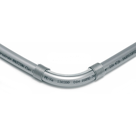REHAU Фіксатор повороту 16 мм для труб із оцинкованої сталі, робочий тиск 10 бар, Німеччина, термін служби 50 років (138881002)
