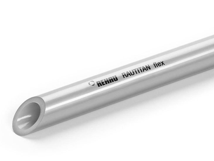 Труба Rehau Rautitan Flex PE-Xa 16х2,2 мм без ізоляції, робочий тиск 8 бар, довжина бухти 500 м, Німеччина, для опалення та водопостачання, гарантія 10 років, термін служби 50 років