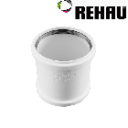 Rehau двухраструбная муфта ремонтная RAUPIANO PLUS 75 мм для внутренней канализации, полипропилен, гарантия 10 лет, Германия