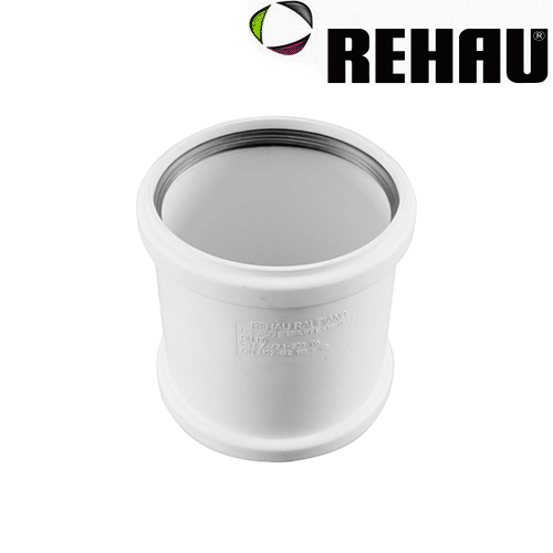 Rehau Муфта надвижна RAUPIANO PLUS 160 мм із поліпропілену для внутрішньої каналізації, Німеччина, гарантія 10 років, термін служби 50 років