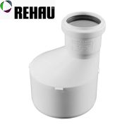 Rehau Муфта перехідна 110/50 для внутрішньої каналізації RAUPIANO PLUS, поліпропілен, Німеччина, гарантія 10 років, термін служби 50 років