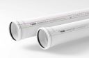 Труба каналізаційна Rehau RAUPIANO Plus DN 160x1000 мм, тришаровий поліпропілен, Німеччина, макс. температура 70°C, термін експлуатації 50 років, гарантія 10 років
