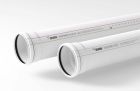 Труба каналізаційна Rehau RAUPIANO Plus DN 90 × 2000 мм, тришаровий поліпропілен, макс. темп. 70°C, гарантія 10 років, виробництво Німеччина